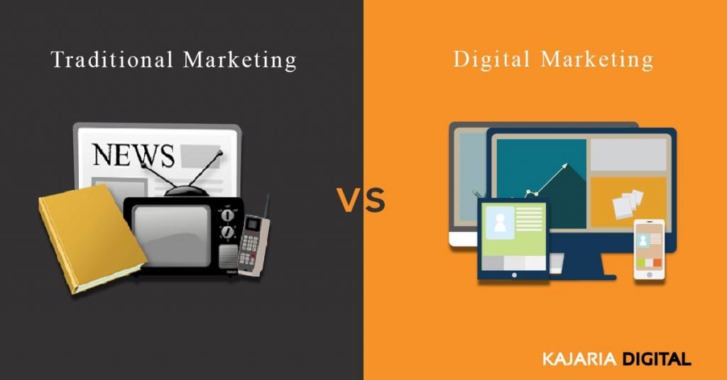 TRADITIONAL Marketing VS DIGITAL Marketing